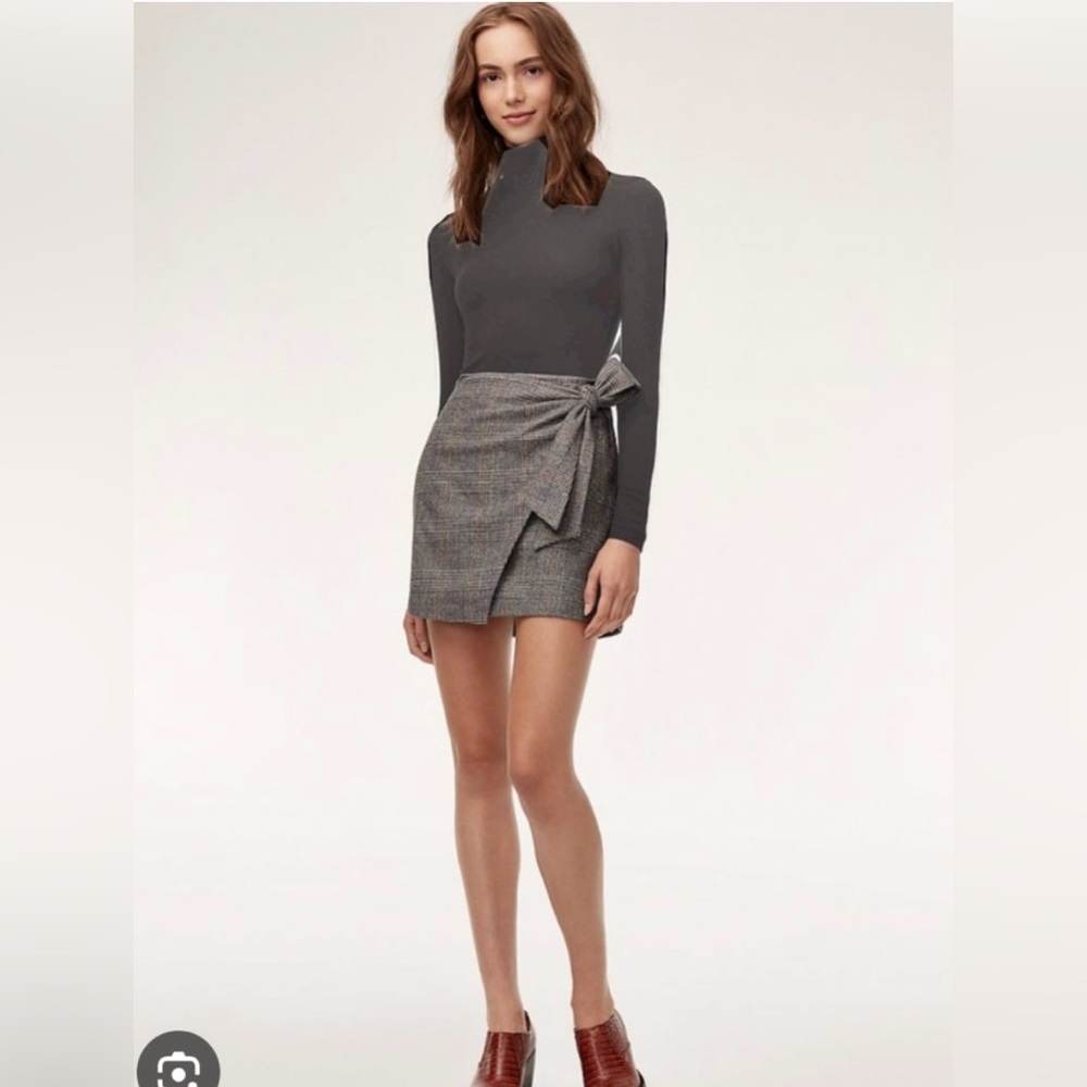 Wilfred Gray Mini Skirt